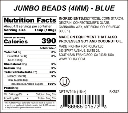 Blue Sugar Pearls