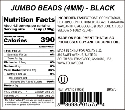 Black Sugar Pearls