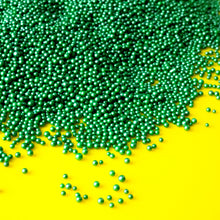 Load image into Gallery viewer, Green Pearlized Nonpareil Beads
