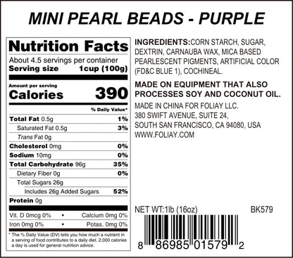 Purple Shimmer Nonpareils