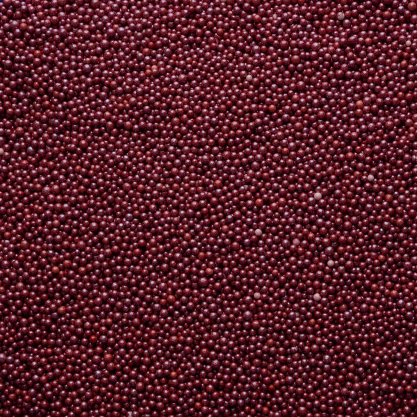 Red Pearlized Nonpareil Beads