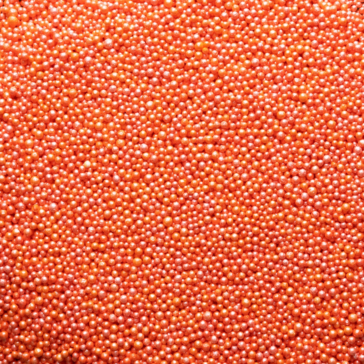 Orange Shimmer Nonpareils