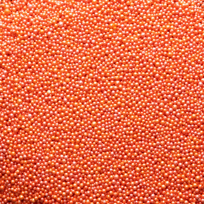 Orange Shimmer Nonpareils
