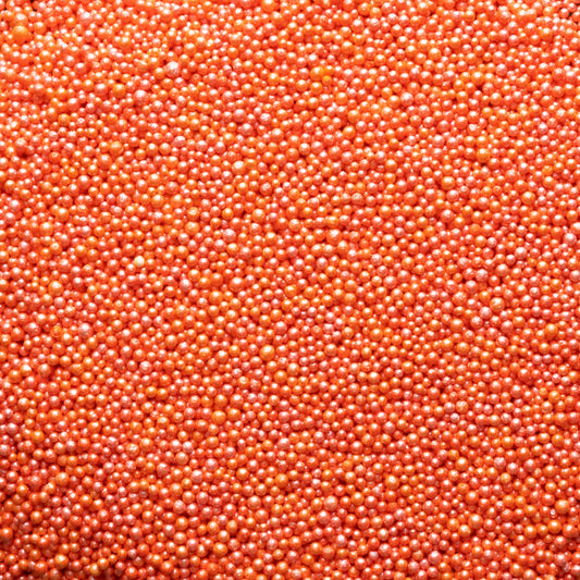 Orange Shimmer Nonpareils