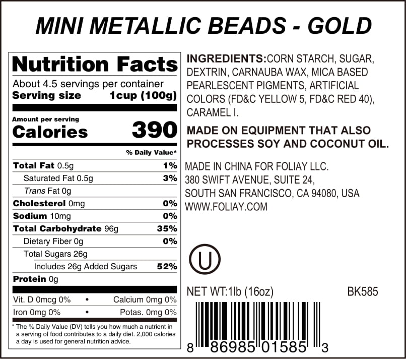 Gold Nonpareils