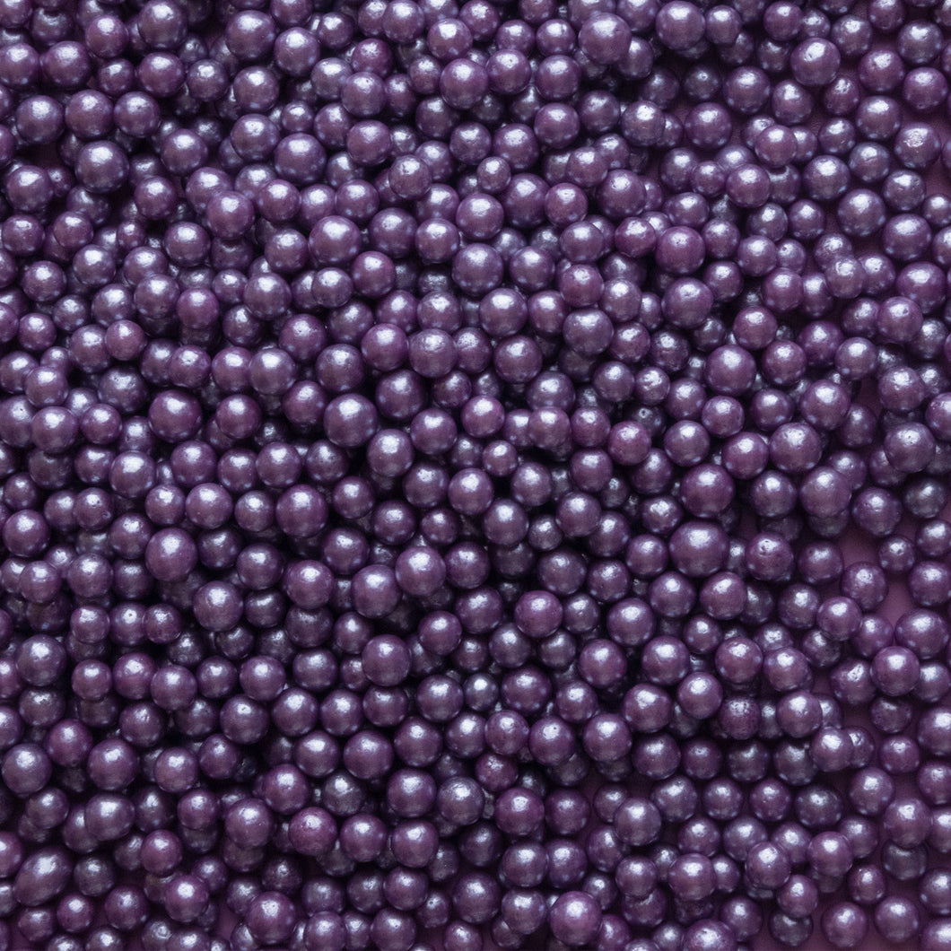 Purple Shimmer Sugar Pearls