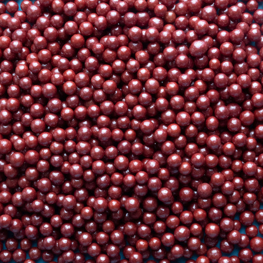 Red Shimmer Sugar Pearls