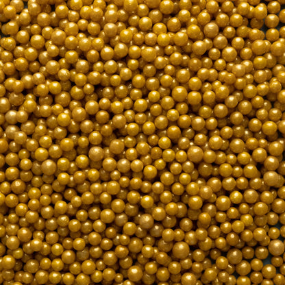 Gold Shimmer Sugar Pearls