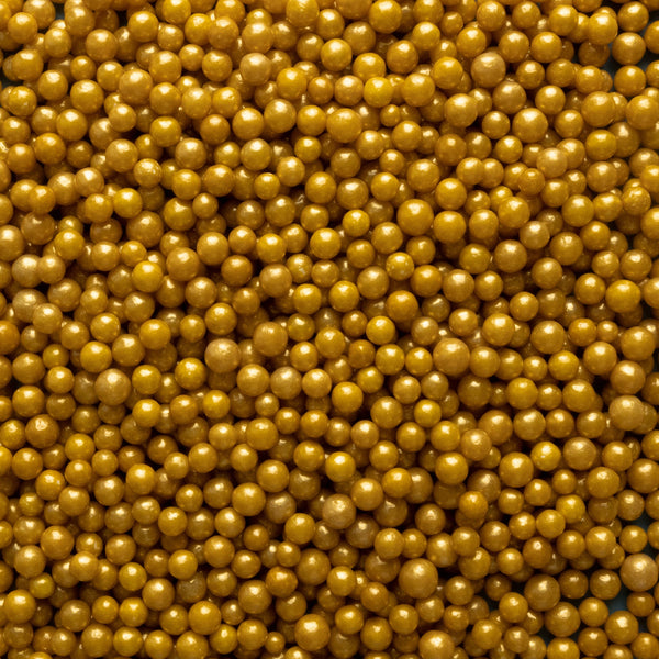 Gold Shimmer Sugar Pearls