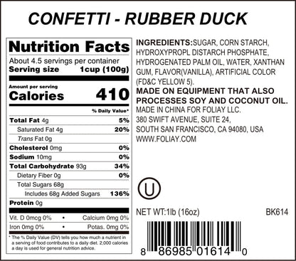 Rubber Duck Quin Sprinkles
