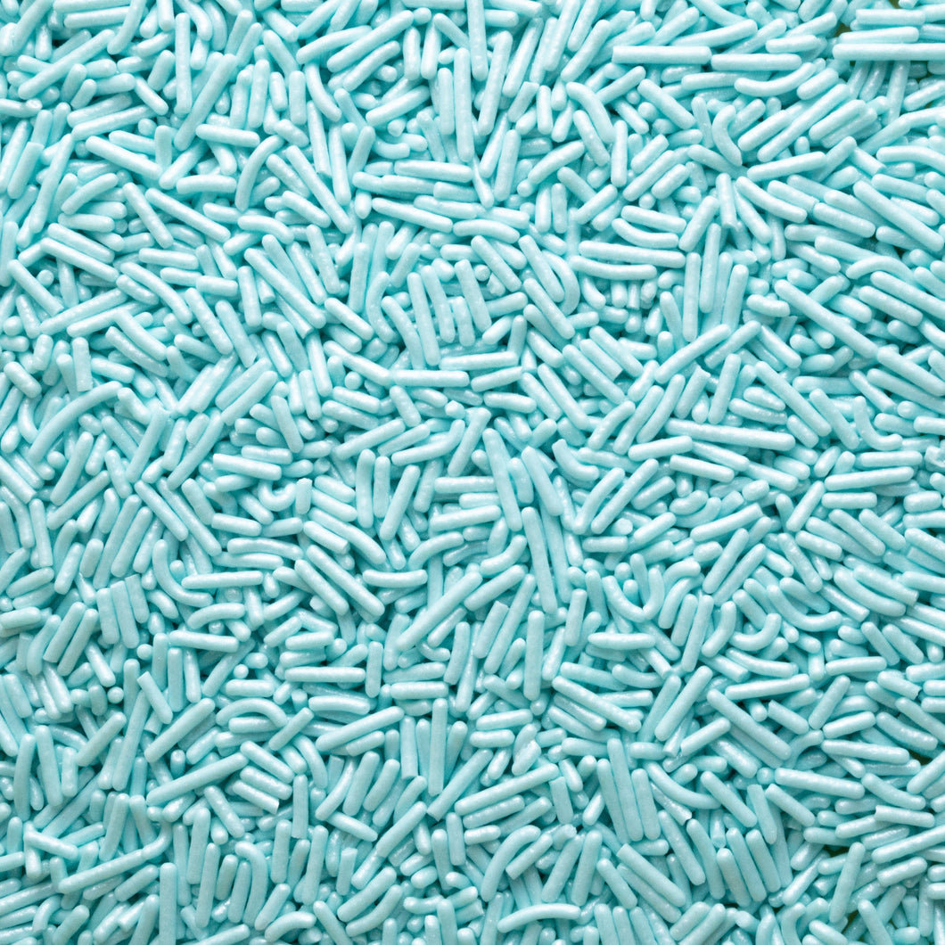 Blue Pearlized Jimmies Sprinkles