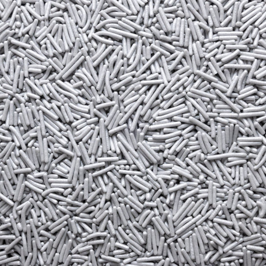 Silver Pearlized Jimmies Sprinkles