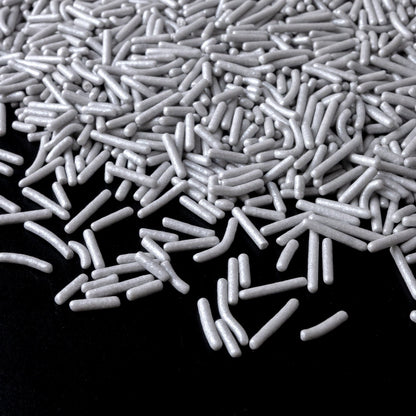Silver Pearlized Jimmies Sprinkles