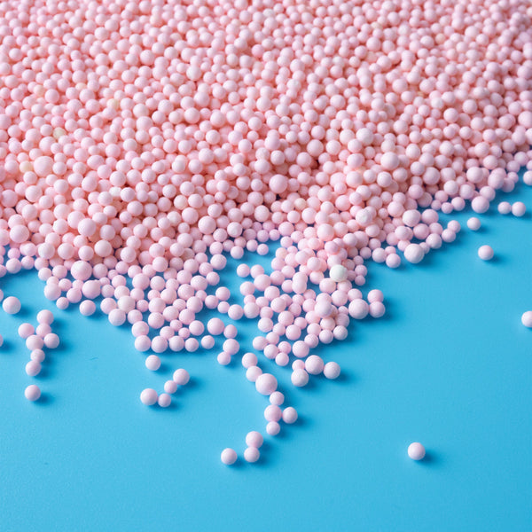 Pink Nonpareil Beads