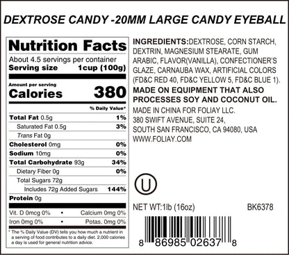 Large Eyeball Candy Sprinkles
