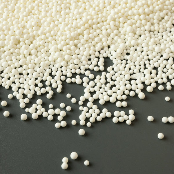 White Nonpareil Beads 25lb