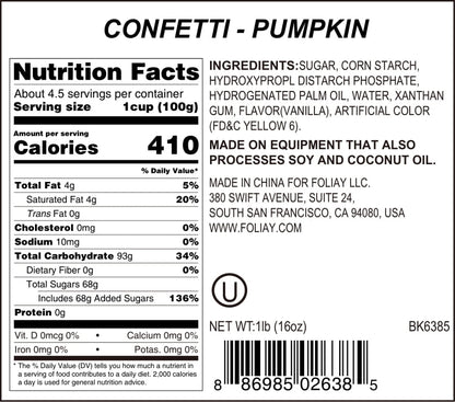 Pumpkin Quin Sprinkles