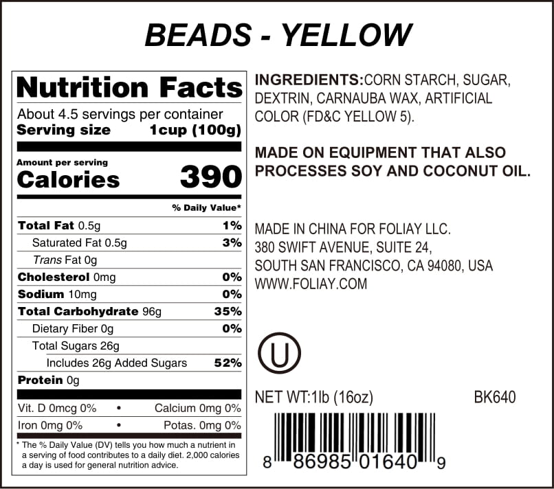 Yellow Nonpareils