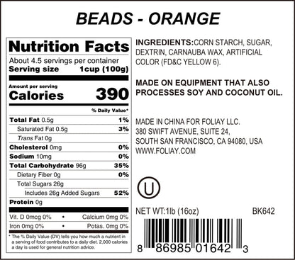 Orange Nonpareils