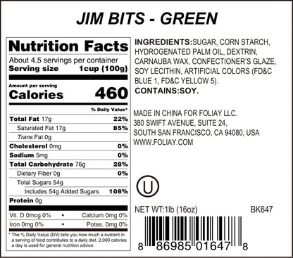 Green Jimmies Sprinkles