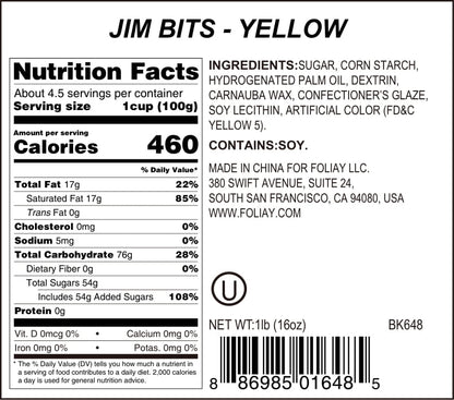 Yellow Jimmies Sprinkles