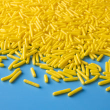 Load image into Gallery viewer, Yellow Jimmies Sprinkles 25lb
