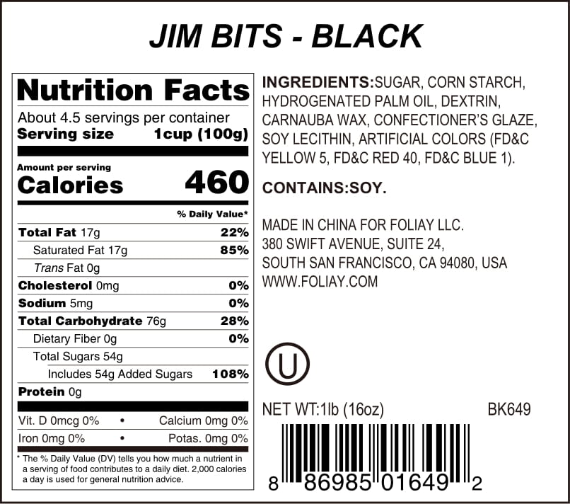 Black Jimmies Sprinkles