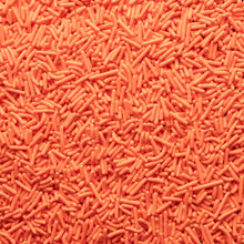 Load image into Gallery viewer, Orange Jimmies Sprinkles 25lb
