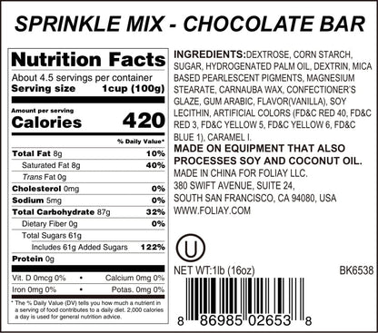 Chocolate Bar Sprinkle Mix
