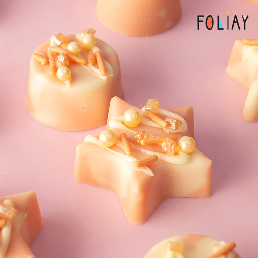 Rose Gold Shimmer Sugar Pearls