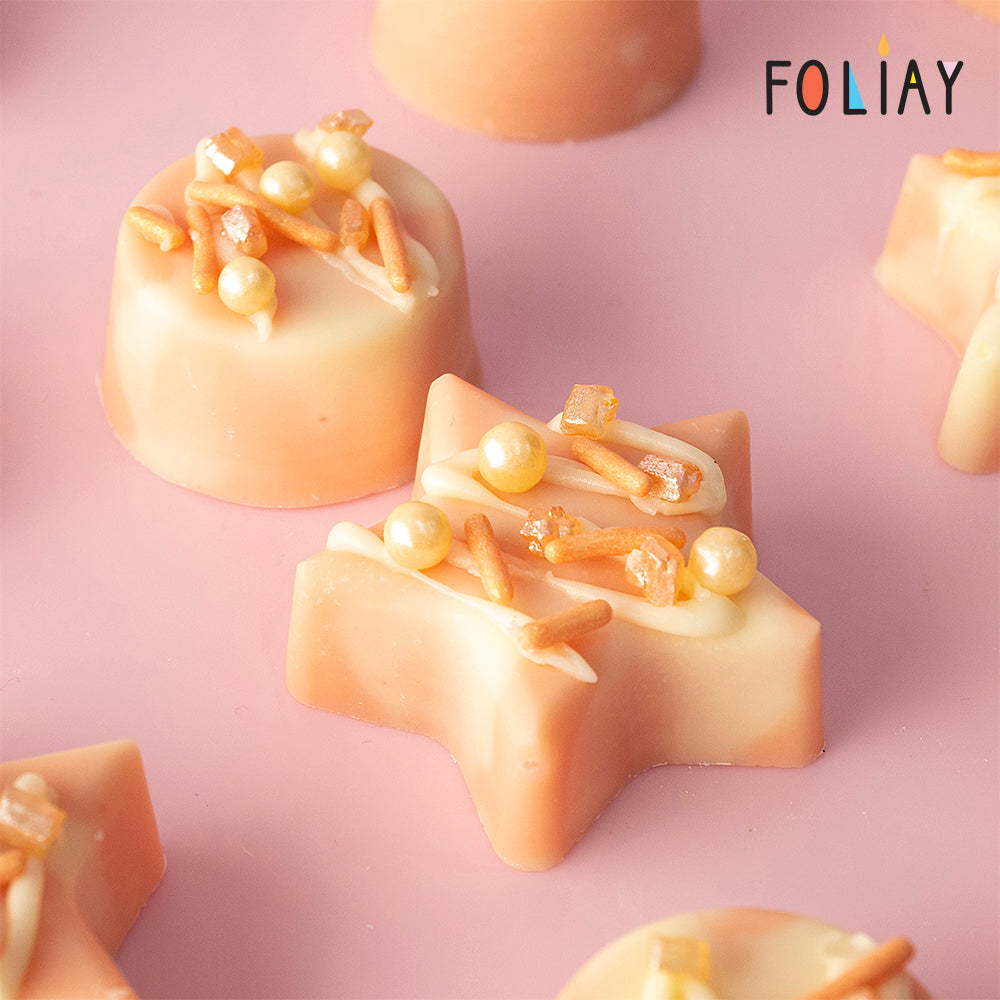 Rose Gold Pearlized Jimmies Sprinkles