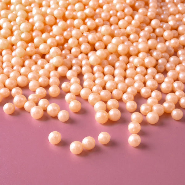 Rose Gold Shimmer Sugar Pearls