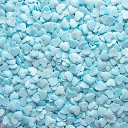 Blue Pearl Hearts Quin Sprinkles