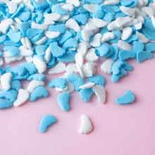 Load image into Gallery viewer, Blue Baby Feet Quin Confetti
