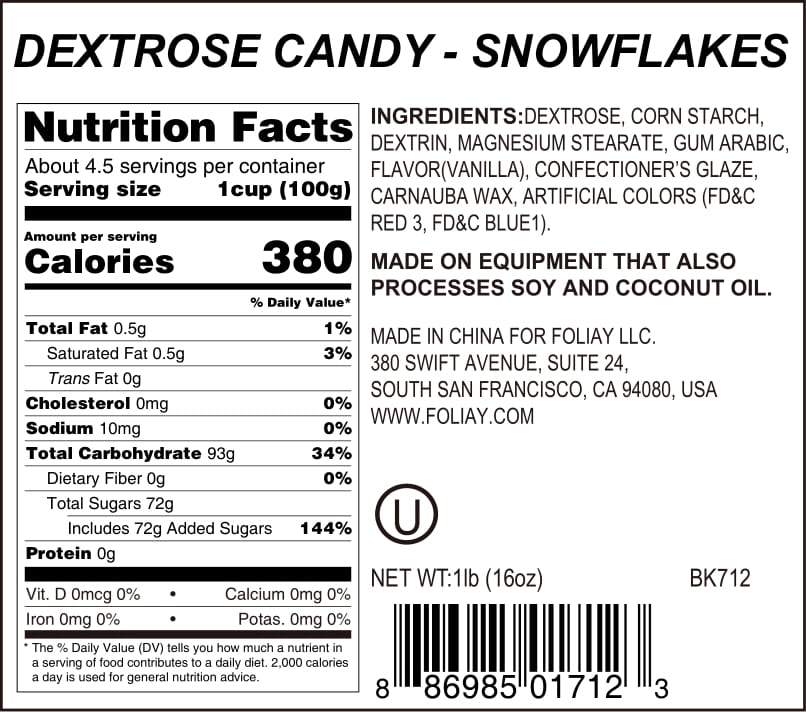 Snowflake Candy Sprinkles