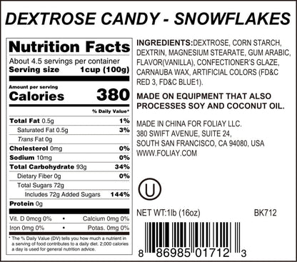 Snowflake Candy Sprinkles
