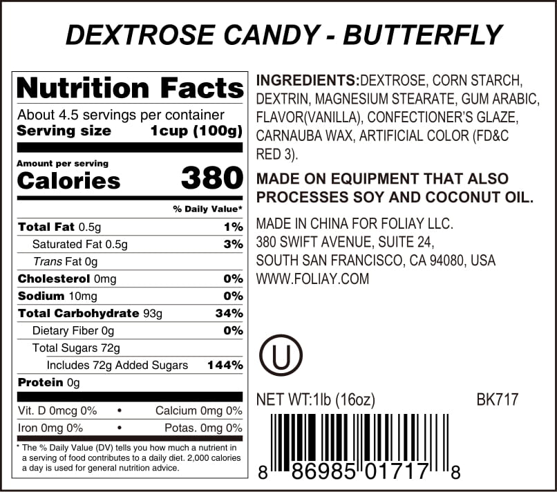Pink Butterfly Candy Sprinkles