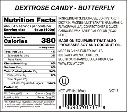 Pink Butterfly Candy Sprinkles