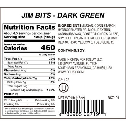 Dark Green Jimmies Sprinkles
