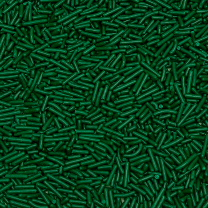 Dark Green Jimmies Sprinkles