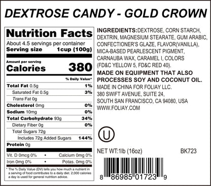Gold Crowns Candy Sprinkles