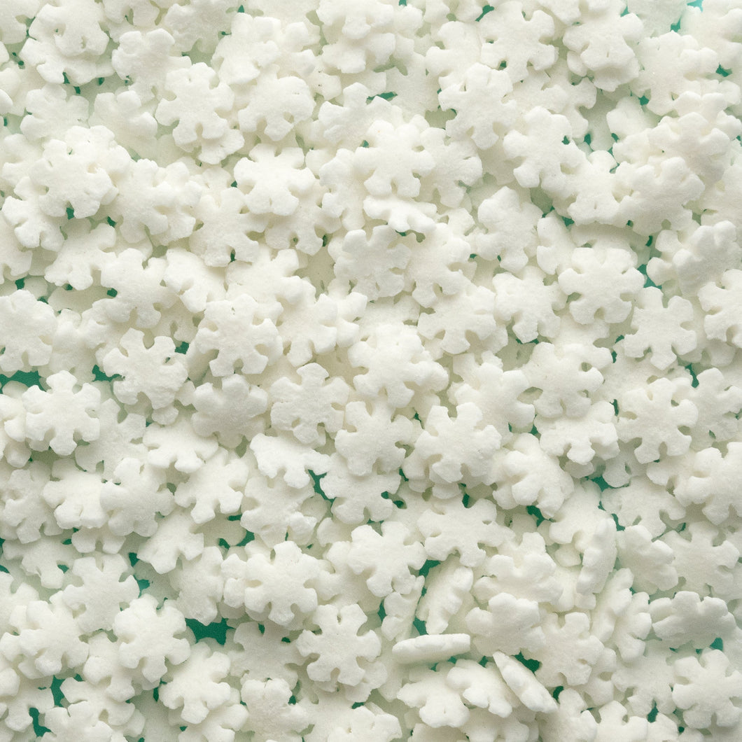 White Snowflakes Quin Confetti