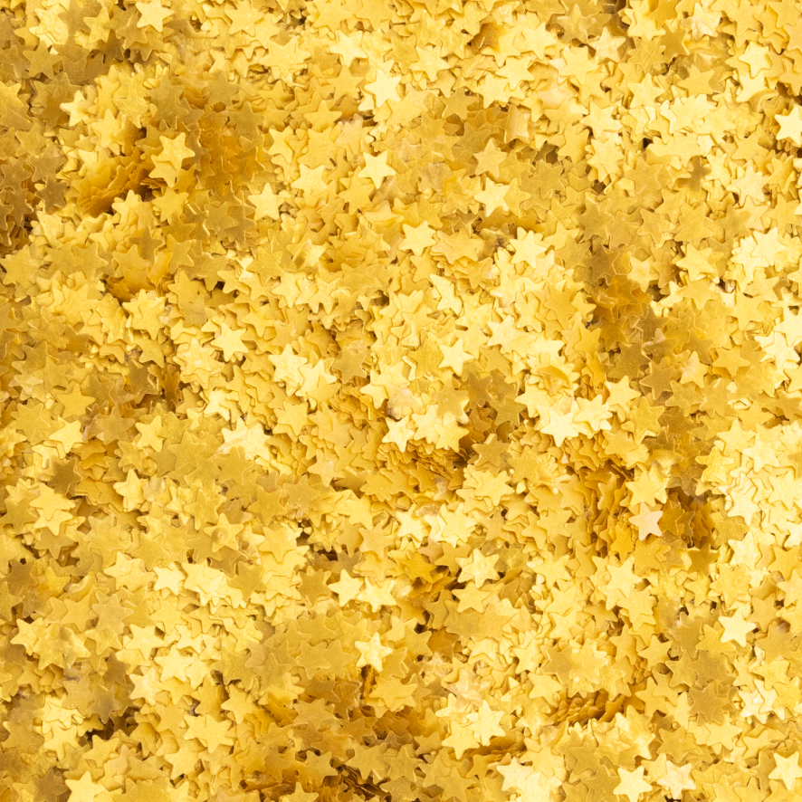 Edible Sequins Gold Star