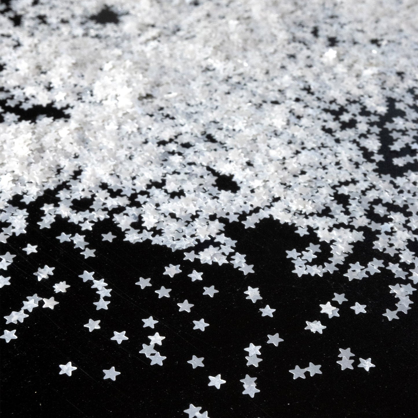 Glitter Silver Star