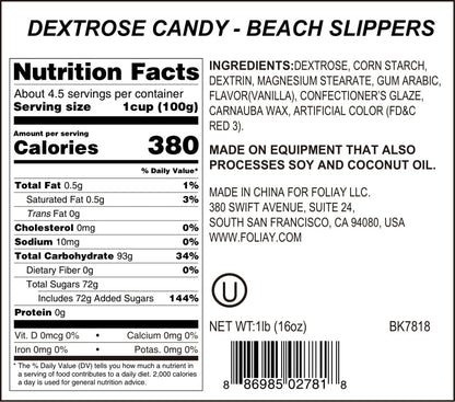 Beach Slipper Candy Sprinkles