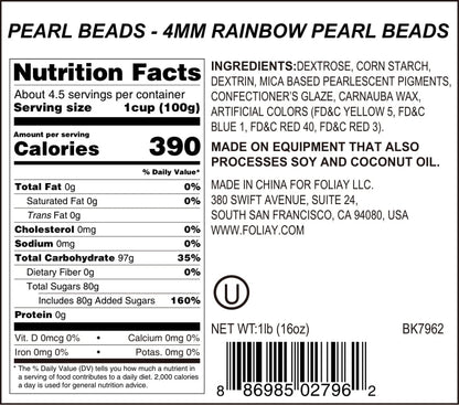 Rainbow Sugar Pearls