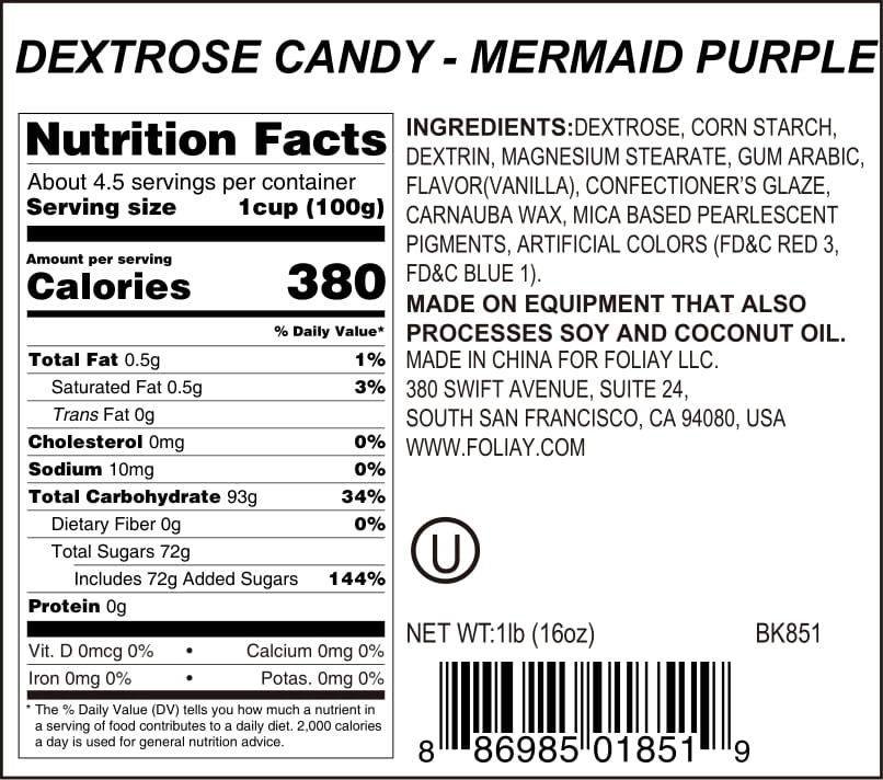 Purple Mermaid Candy Sprinkles