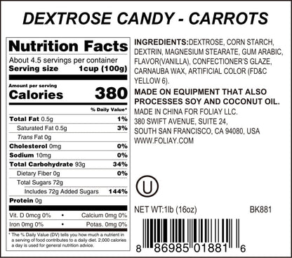 Carrot Candy Sprinkles