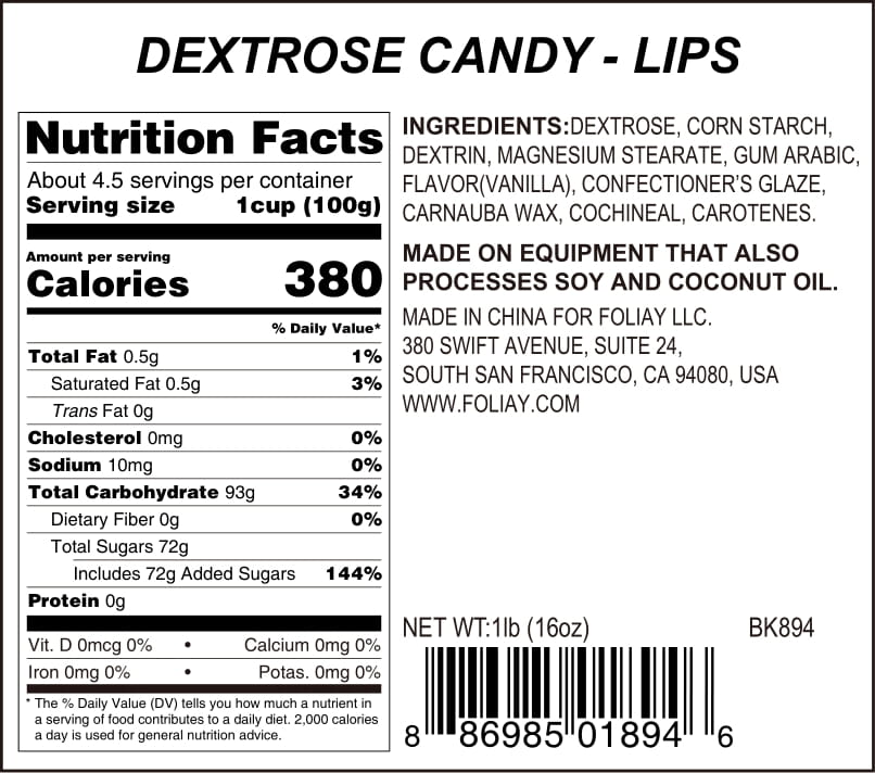 Lips Mix Candy Sprinkles