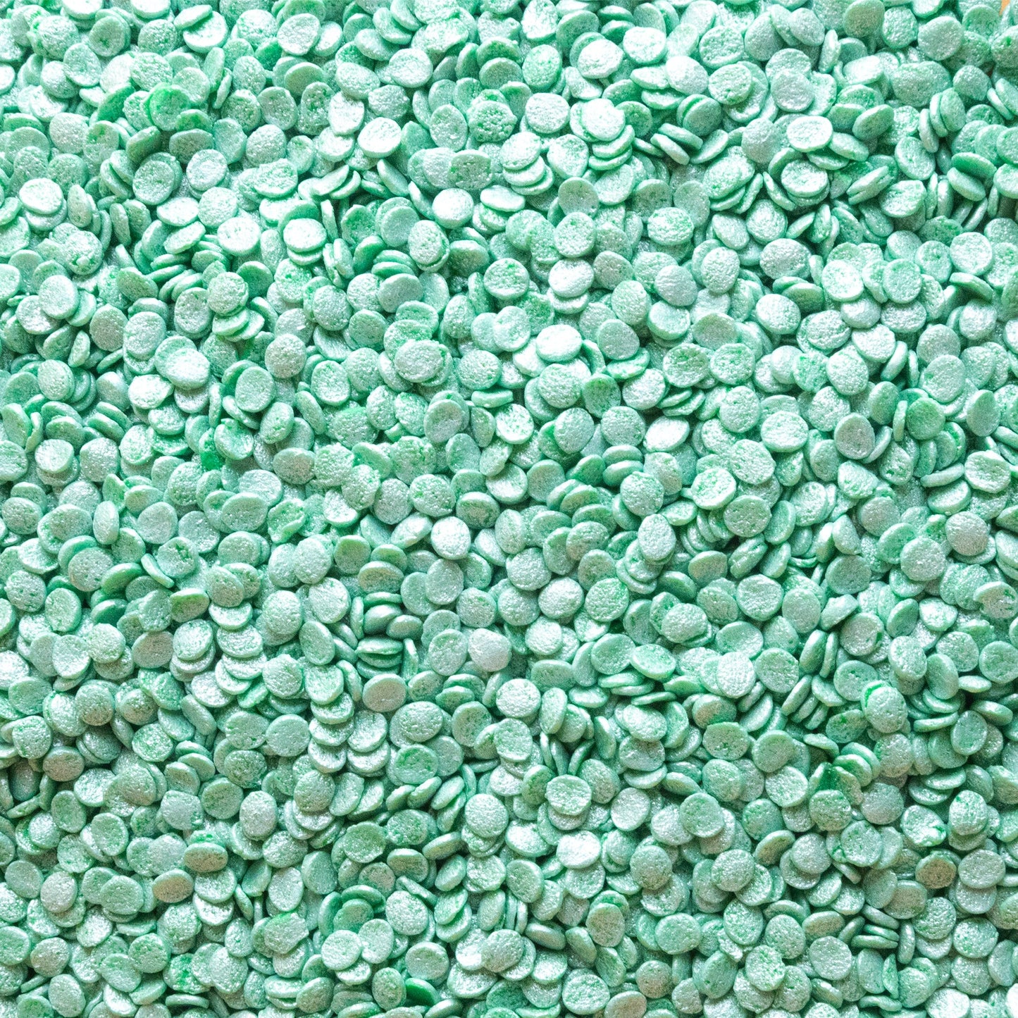 Green Pearl Quin Sprinkles